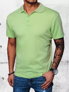 Koszulka polo męska zielona Dstreet PX0554-XXL - Koszulki męskie - miniaturka - grafika 1