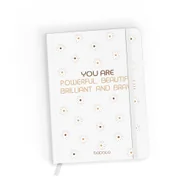 Notesy i bloczki - Notes w kratkę Positive vibes 003 Babaco Biały / Babaco - miniaturka - grafika 1