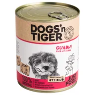 Mokra karma dla psów - Korzystny pakiet Dogs'n Tiger Adult, 12 x 800 g - Wołowina i dynia - miniaturka - grafika 1