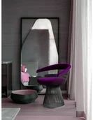 Lustra - Lustro organiczne w czarnej ramie HUBERTUS MDF, Hubertus: 90x180 - miniaturka - grafika 1