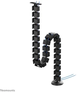 NEOMOUNTS Cable Spine Organizer for sit/stand desk frames screw mounted black - Maskownice do kabli - miniaturka - grafika 1