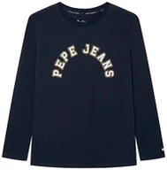 Koszulki i topy damskie - Pepe Jeans Damska koszulka Pierce, niebieski (Dulwich), 6 Jahre - miniaturka - grafika 1