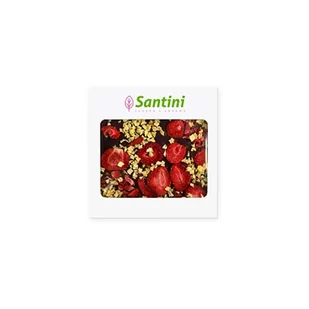 Santini Czekolada 72% kakao z truskawkami. bez cukru. z ksylitolem 80 g SANTINI2 - Żelki - miniaturka - grafika 1