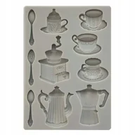 Akcesoria i części do ekspresów do kawy - Foremka Silikonowa forma Stamperia Coffe & Chocolate filiżanki imbryk - miniaturka - grafika 1