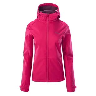 Damski Softshell HI-TEC LADY SAMIR M000134196 – Różowy - Bluzy sportowe damskie - miniaturka - grafika 1