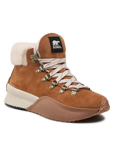 Sorel Botki Out N About III Conquest Wp NL4434 Brązowy - Botki damskie - miniaturka - grafika 1