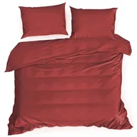 Pościel - Pościel 160 x 200 3cz Satynowa Nova3 Czerwony - miniaturka - grafika 1