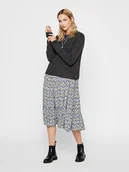 Swetry damskie - Pieces Sweter w kolorze antracytowym - miniaturka - grafika 1