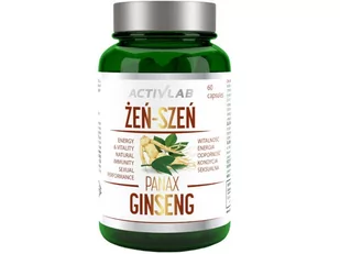 Activlab Żeń-Szeń Panax Ginseng 60caps - Witaminy i minerały dla sportowców - miniaturka - grafika 1