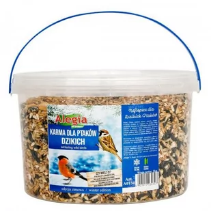 Alegia karma dla ptaków dzikich 2kg PTAKI DZIKIE 2KG WIADRO - Karma dla ptaków - miniaturka - grafika 1