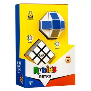 TM Toys Kostka Rubika Zestaw Retro - Łamigłówki - miniaturka - grafika 1