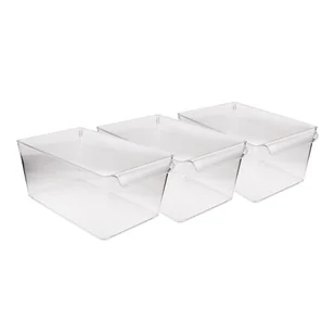 Plastikowy organizer do lodówki 3 szt. – Hermia - Pojemniki kuchenne - miniaturka - grafika 1