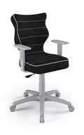 Fotele i krzesła biurowe - Entelo Good Chair Ergonomiczne krzesło Duo VS01, 6, czarno-szare CA-D-6-D-E-VS01-B - miniaturka - grafika 1