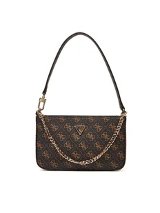 Guess Torebka Noelle II Mini HWQG96 72720 Brązowy - Torebki damskie - miniaturka - grafika 1