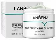 Maseczki do twarzy - LANBENA - ACNE TREATMENT CLAY MASK - Maska z glinką do skóry trądzikowej - 100 g - miniaturka - grafika 1