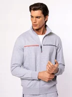 Bluzy męskie - HEAVY TOOLS MĘSKA BLUZA ROZPINANA TABAS STING SZARA ROZMIAR L - miniaturka - grafika 1