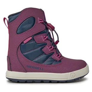 Śniegowce Merrell Snow Bank 4.0 Wtrpf Mk167147 Fioletowy - Buty dla chłopców - miniaturka - grafika 1