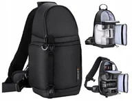 Paski, szelki, uprzęże foto - K&F Plecak Torba na Jedno Ramię na Aparat Kamerę FOTO SZYBKI DOSTĘP BOCZNY - miniaturka - grafika 1