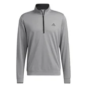 Golf - Męska Bluza Golfowa Adidas Lightweight 1/4 Zip grey - miniaturka - grafika 1