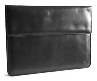 Etui do tabletów - LURESKO CLAYER XL2 GKL Skórzane etui na iPad Pro 11 / 10.9 / Air 4/5 / Surface Go 1/2/3/4  ; tablet 249 x 181 x 9mm (czarny gładki , czarna nić) - miniaturka - grafika 1