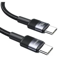 Kable USB - Kabel USB-C - USB-C USAMS SJ727 240W 1.2 m Czarny - miniaturka - grafika 1