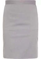 Spódnice - usha BLACK LABEL Spódnica ołówkowa damska 17511028, szary, M - miniaturka - grafika 1
