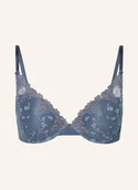 Biustonosze - Passionata Biustonosz Push-Up White Nights blau - miniaturka - grafika 1