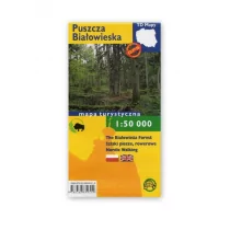 TD Mapy Puszcza Białowieska Mapa turystyczna, 1:50 000 - Lider Serwis - Atlasy i mapy - miniaturka - grafika 1