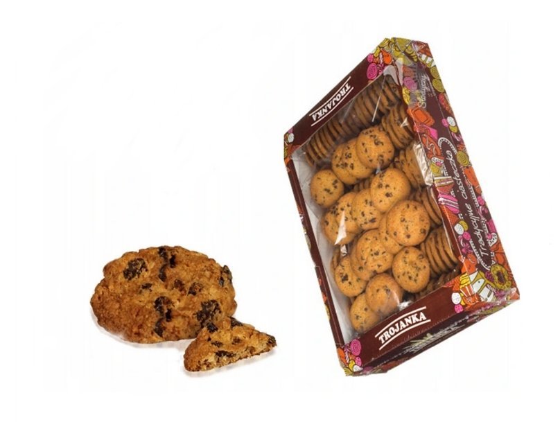 Ciastka OWSIANE Z ŻURAWINĄ Trojanka 2 kg