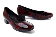 Czółenka - RIEKER 49260-35 red, czółenka damskie - Rieker - miniaturka - grafika 1
