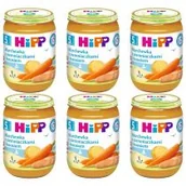 Dania dla dzieci - Hipp Marchewka z ziemniaczkami i łososiem po 5. miesiącu zestaw 6 x 190 g - miniaturka - grafika 1