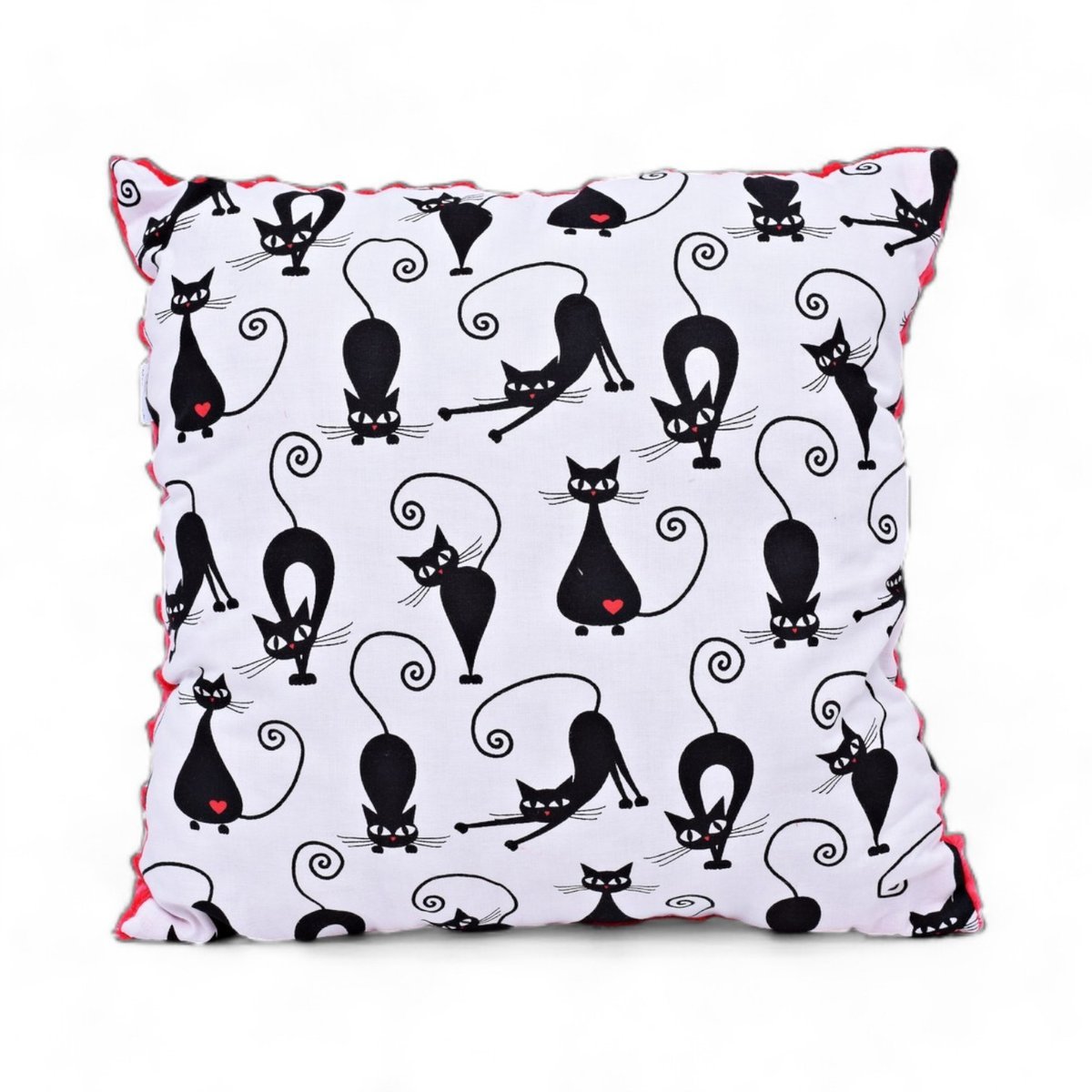 Poduszka kotki poduszka z kotkami serca