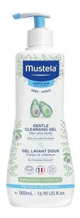 Mustela, Gentle Cleansing Gel, Żel do mycia ciała i włosów, 500 ml - Kosmetyki do kąpieli - miniaturka - grafika 1