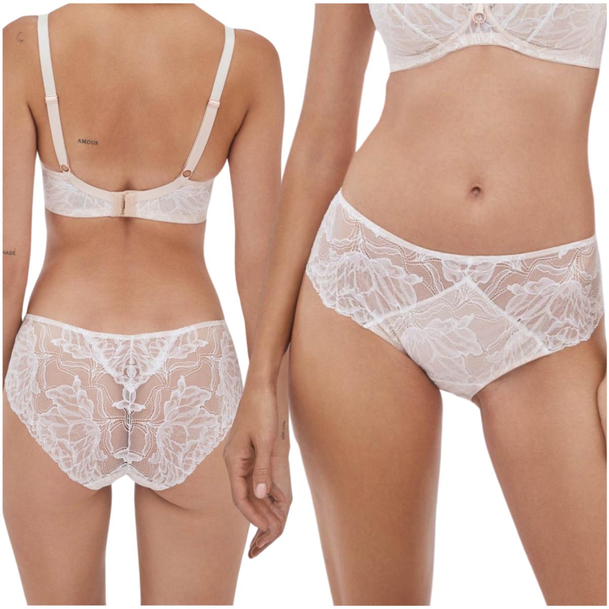 Alles figi klasyczne sia biał/beż - rozmiar 44