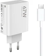 Ładowarki do telefonów - Ładowarka do smartfonów Xiaomi 67W HyperCharge Combo typu A biała - miniaturka - grafika 1