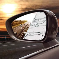 Lusterka samochodowe - Szkło lustrzane naklejki 202 x 126 mm - miniaturka - grafika 1