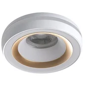 Oprawy, klosze i abażury - Kanlux 35287 - Oprawa wpuszczana ELICEO 10W biała/złota - miniaturka - grafika 1