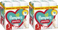 Pieluchy - Pampers Pieluchomajtki 3, 6-11 kg, 204 szt. x2 - miniaturka - grafika 1