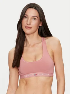 Tommy Hilfiger Biustonosz top UW0UW04143 Różowy - Biustonosze - miniaturka - grafika 1