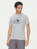 Koszulki męskie - Columbia T-Shirt Path Lake™ II Graphic 1934814 Szary Regular Fit - miniaturka - grafika 1