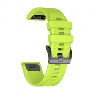 Tech-Protect Pasek Smooth do Fenix 5 / 6 / 6 Pro Green - Akcesoria do smartwatchy - miniaturka - grafika 1