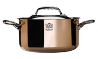 Akcesoria gastronomiczne - de Buyer Miedziany Garnek wysoki z pokrywą 5,4 l / śr. 24 cm / wys. 13 cm D-6242 - miniaturka - grafika 1