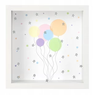 Skarbonka dziecięca Money Box Baloons 18x18cm - Skarbonki - miniaturka - grafika 1