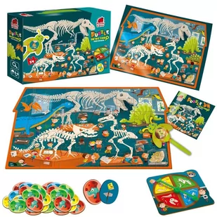 Puzzle edukacyjne Detective Dino Museum Nowa - Baśnie, bajki, legendy - miniaturka - grafika 1