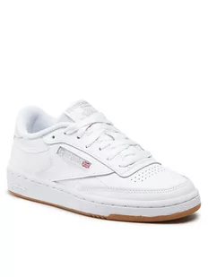 Reebok Buty Club C 85 BS7686 Biały - Sneakersy męskie - miniaturka - grafika 1
