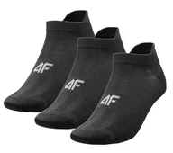 Skarpetki męskie - Skarpetki treningowe 4F stopki meskie 3-pak M137 czarny 39-42 - miniaturka - grafika 1