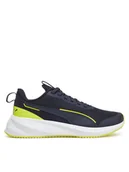 Buty dla chłopców - Puma Sneakersy Flyer Lite 3 Jr 401526 02 Granatowy - miniaturka - grafika 1