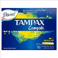 Tampony - Tampax Compak Regular Tampony 16 sztuk - miniaturka - grafika 1