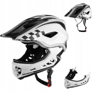 Kask rowerowy dziecięcy, Szczękowy, Ochronny na rower, hulajnogę, ROCKBROS