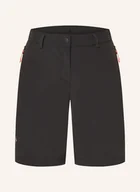 Spodenki damskie - Salewa Szorty Z Materiału Softshell Puez Talvena schwarz - miniaturka - grafika 1